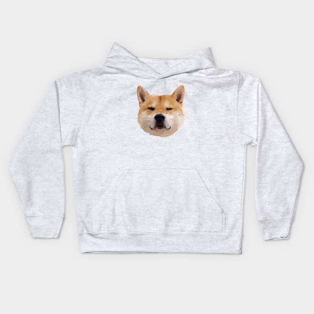 Hachiko Dog Kids Hoodie by thedailysoe